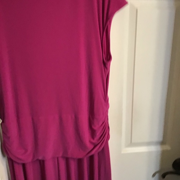 NWT PLUS SIZE JONES NEW YORK DEEP PINK DRESS - Picture 5 of 6